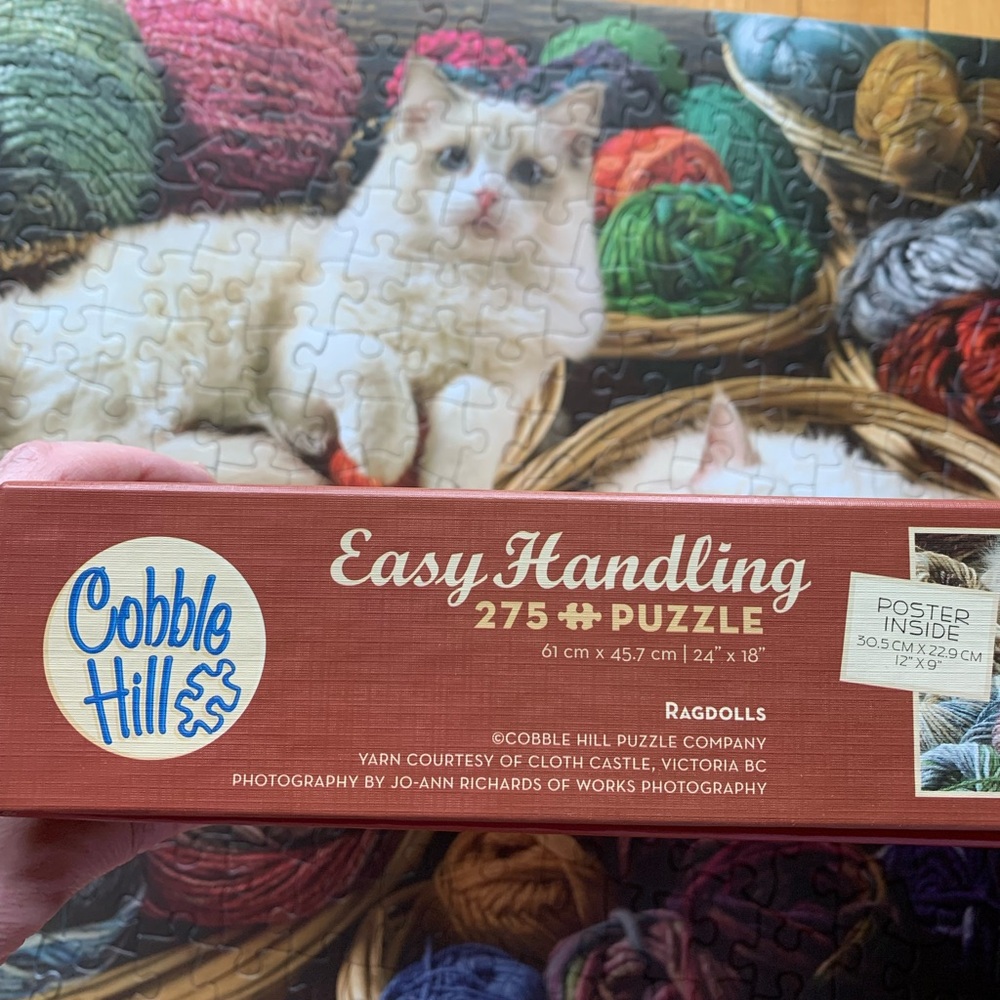 Cobble Hill Cat and Yarn Puzzle 275 - Picture 6 of 8